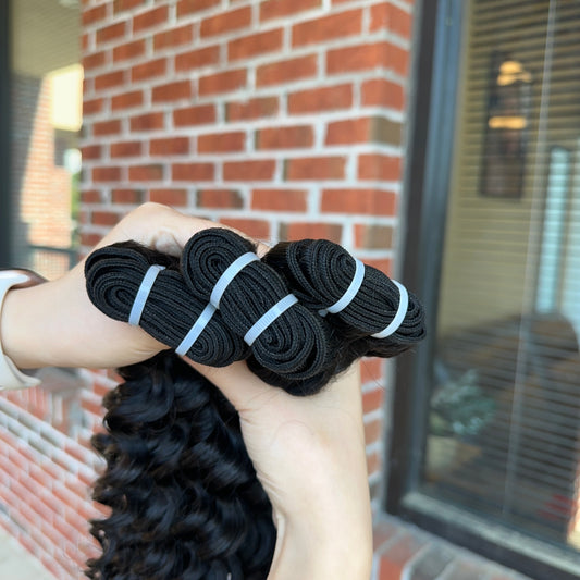 Virgin Indian Hair Bundles Deep Wave