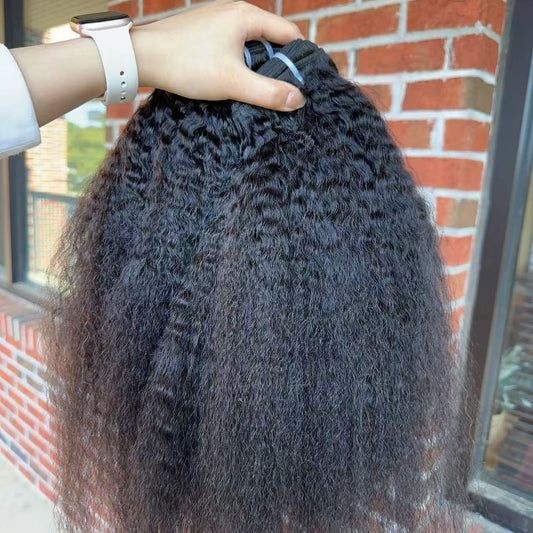 Virgin Indian Hair Bundles Kinky Straight