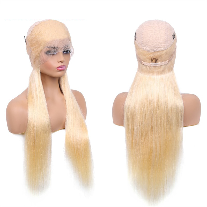 Blonde 360 Lace Frontal Wig 613 Straight beautiful queen hair