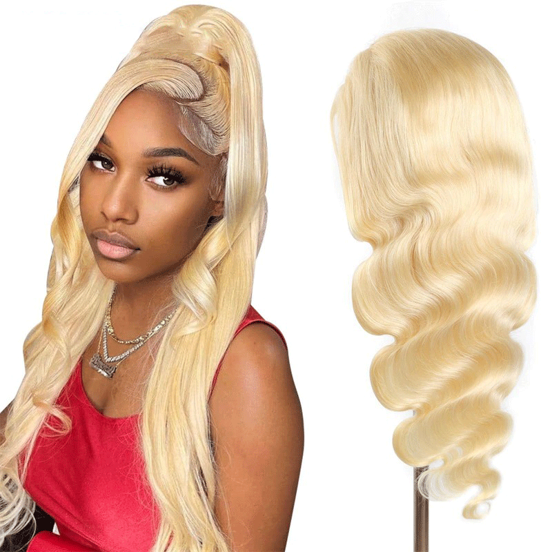 613 Blonde Body Wave 360 613 Lace Front Wig beautiful queen hair beautifulqueenhair