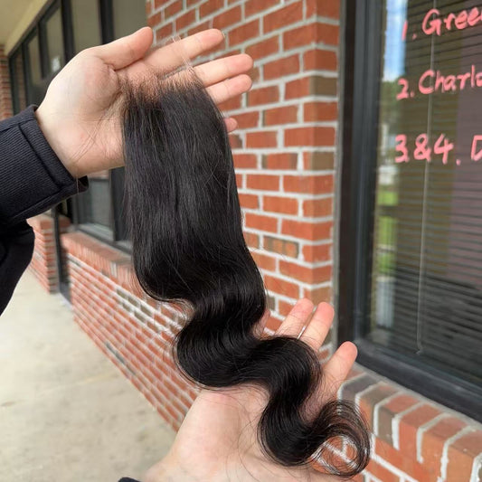 12-20inch body wave 2x6 HD Lace Closure