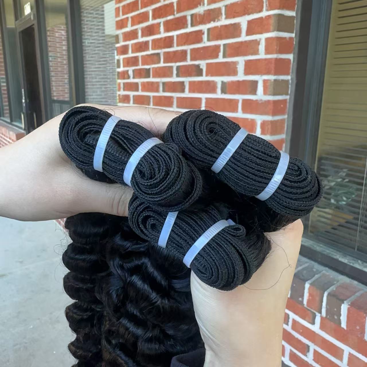 Virgin Indian Burmese Curly Human Hair Bundles