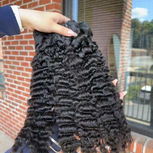 Raw Vietnamese Burmes curly bundles