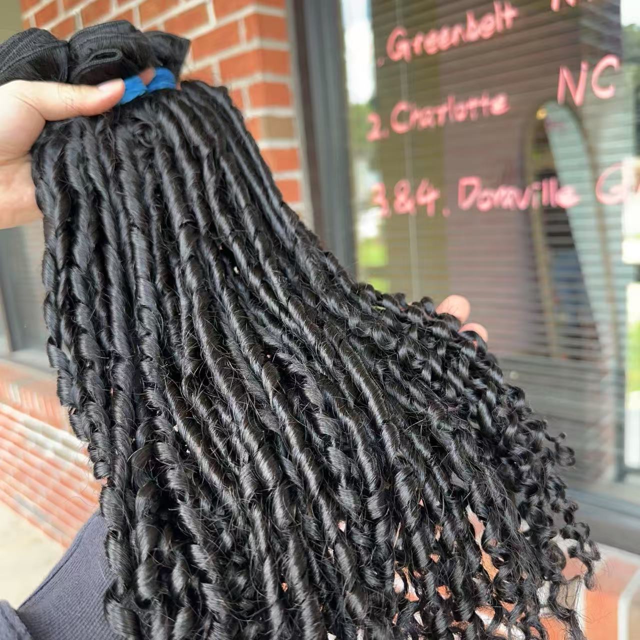 Virgin Brazilian Hair Bundles Pixel Curly