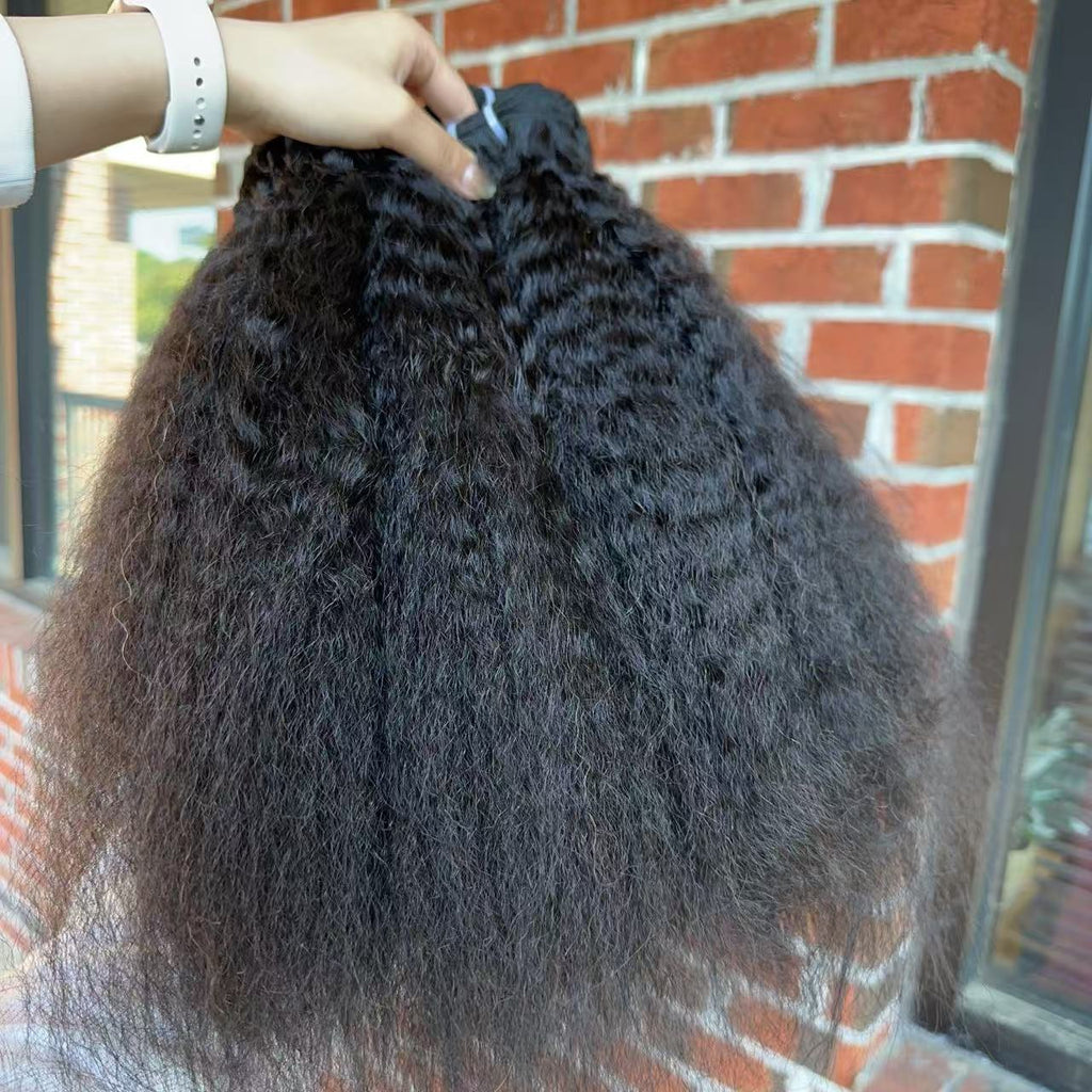 Virgin Indian Hair Bundles Kinky Straight