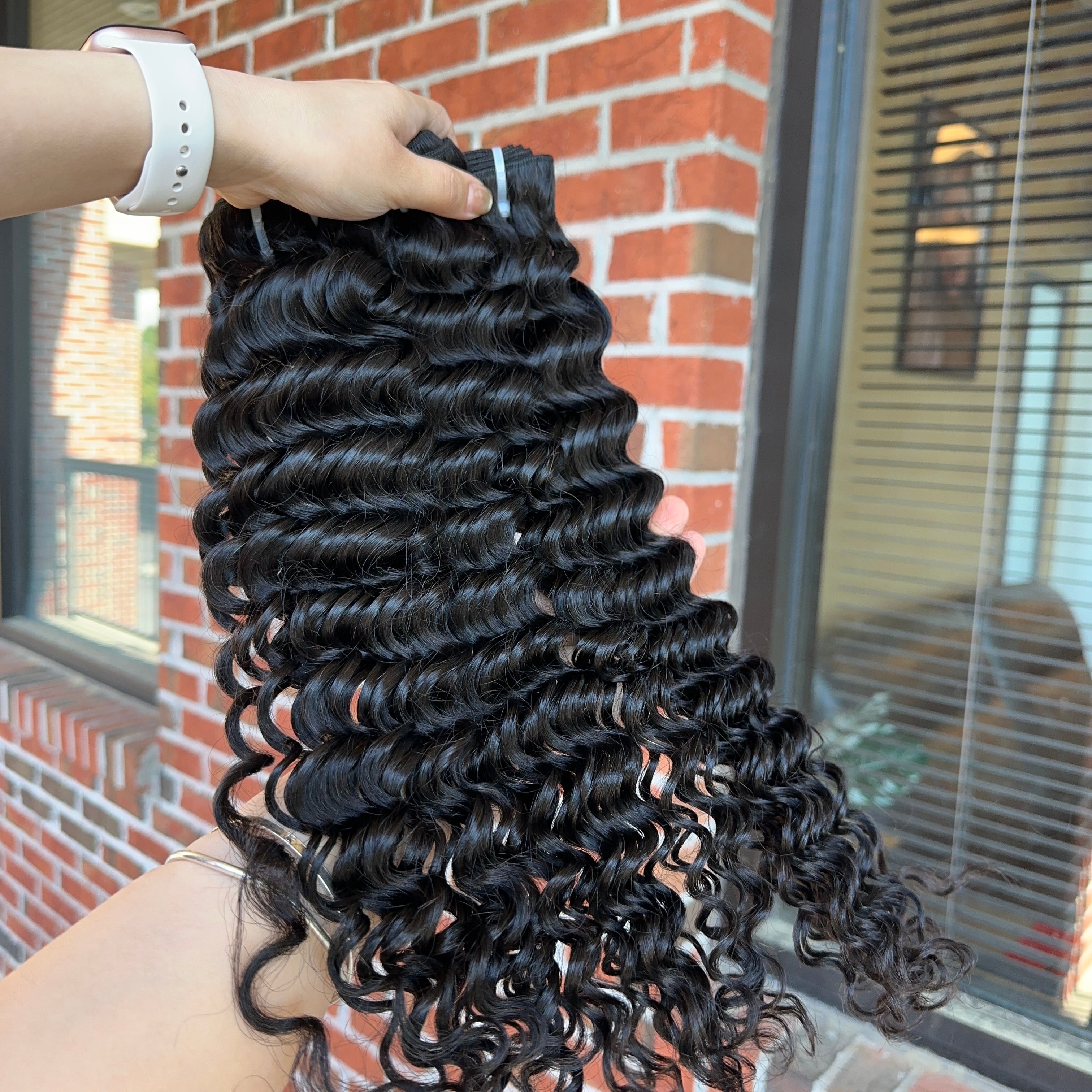 Virgin Indian Hair Bundles Deep Wave