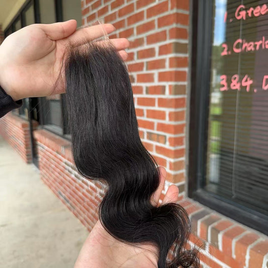 12-20inch body wave 2x6 HD Lace Closure