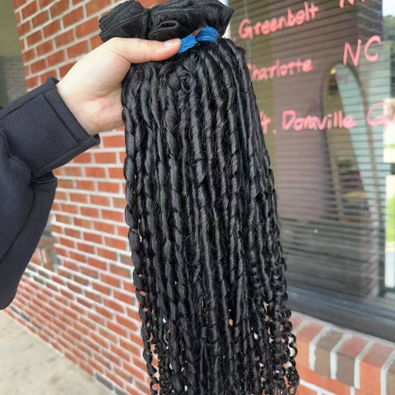 Virgin Brazilian Hair Bundles Pixel Curly