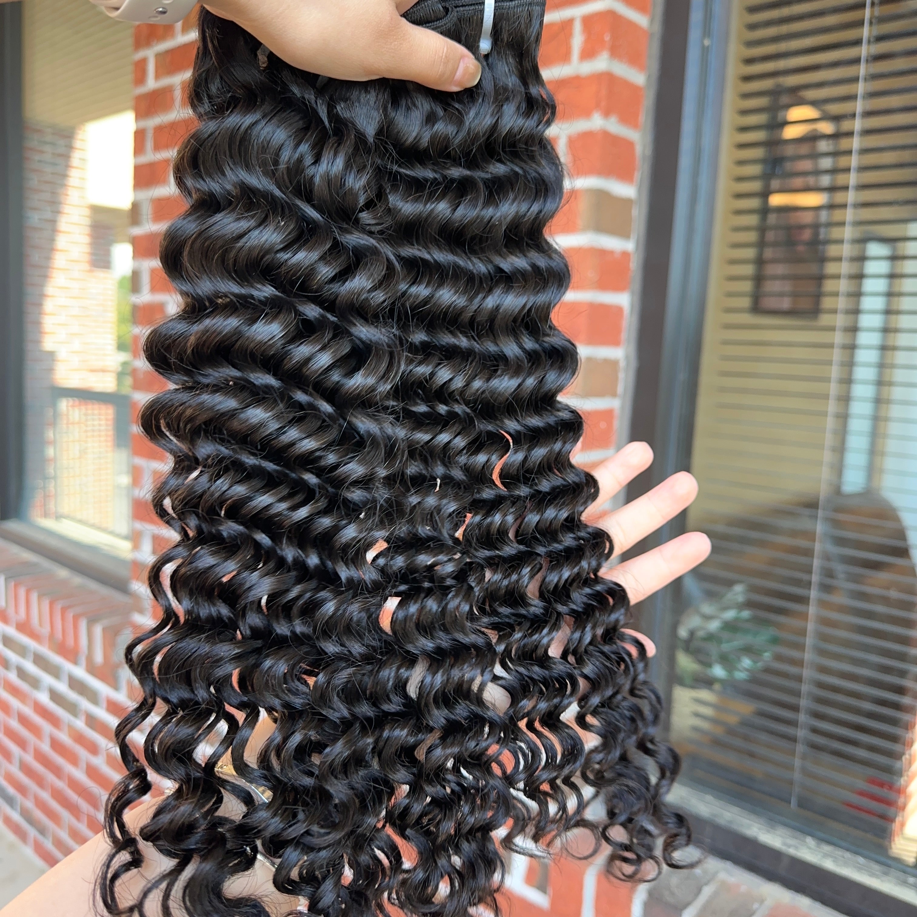 Virgin Indian Hair Bundles Deep Wave