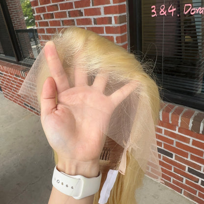 13x4 613 Blonde Lace Front Bob Wigs