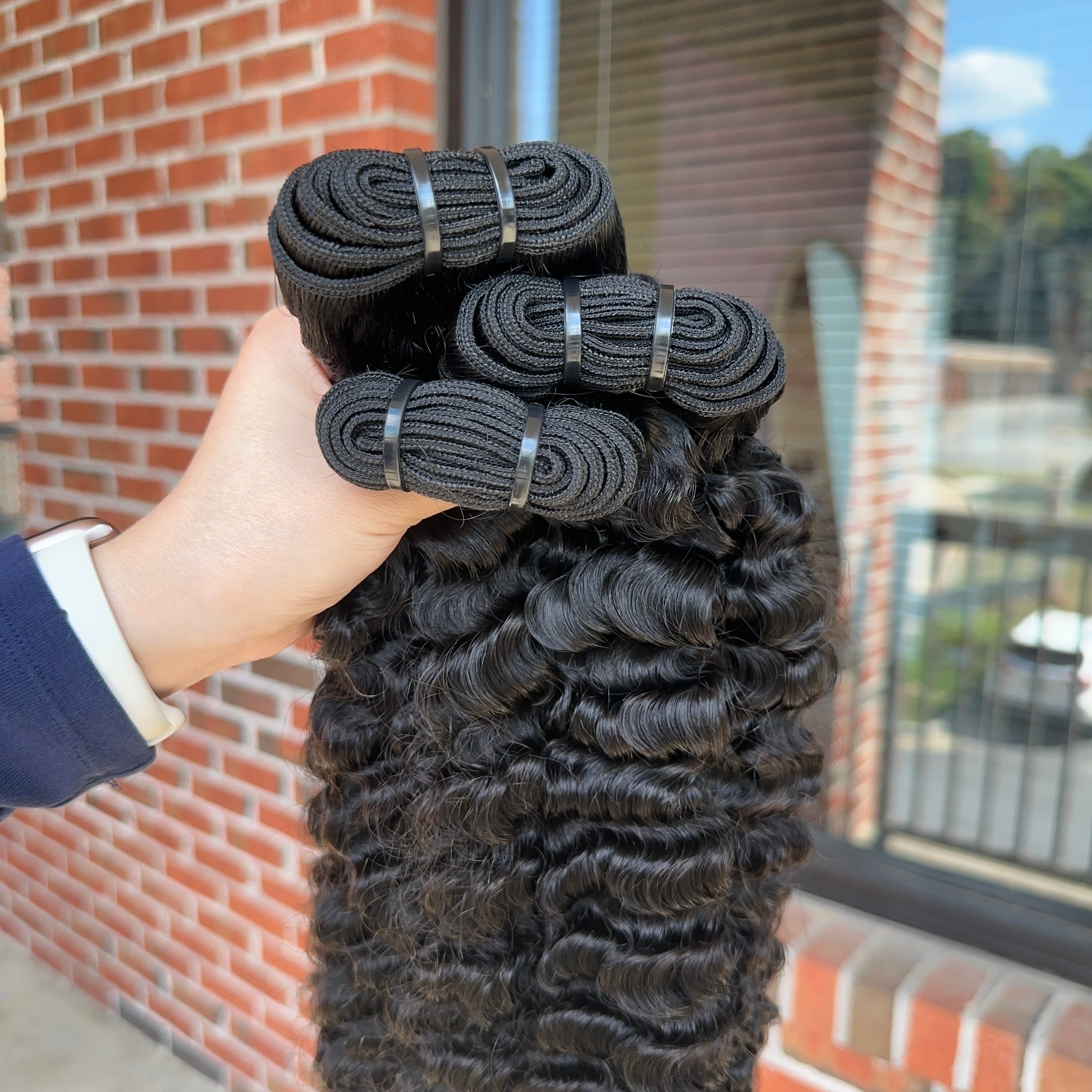 Raw Vietnamese Burmese curly bundles