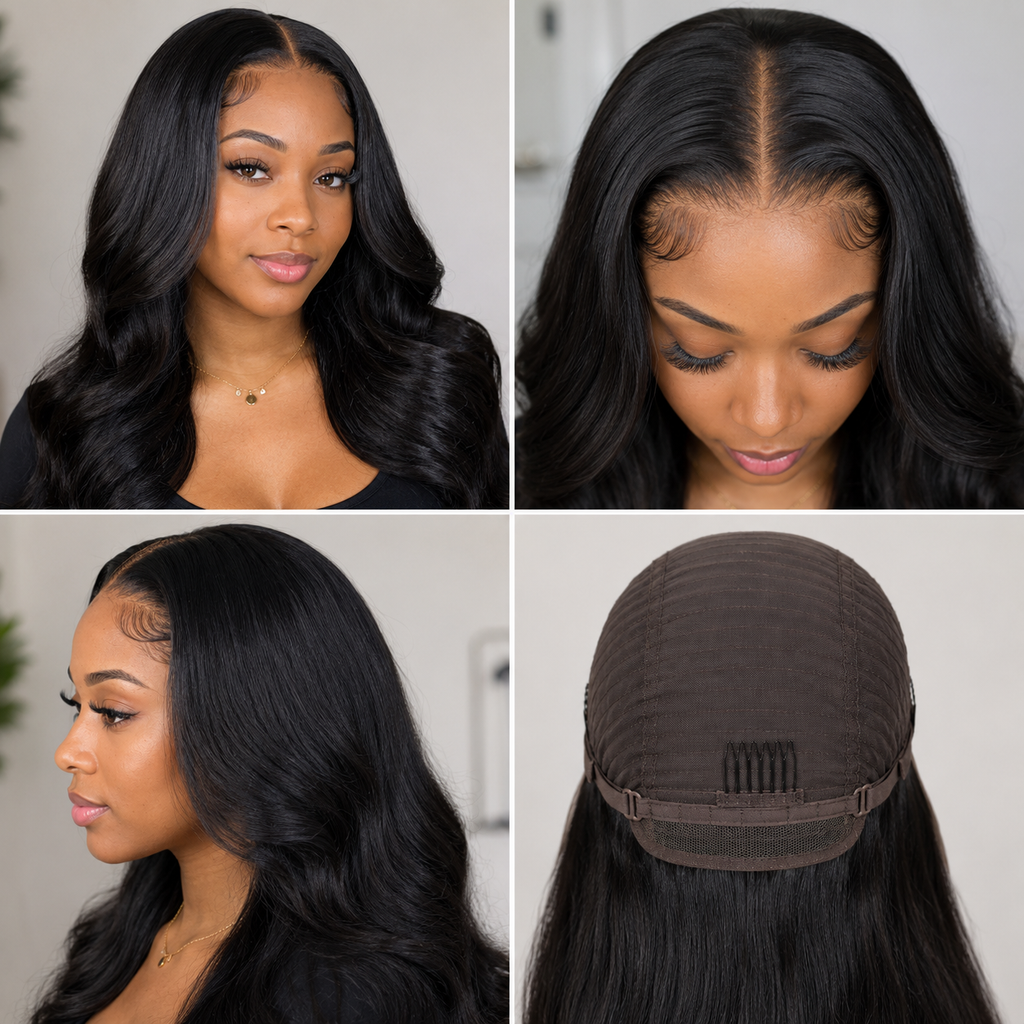 Virgin Body Wave HD Lace Wig 5x5 Closure, 13x4 & 13x6 Lace Front Human Hair Wig
