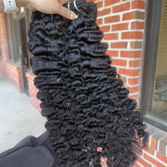 Virgin Indian Hair Bundles Burmese Curly