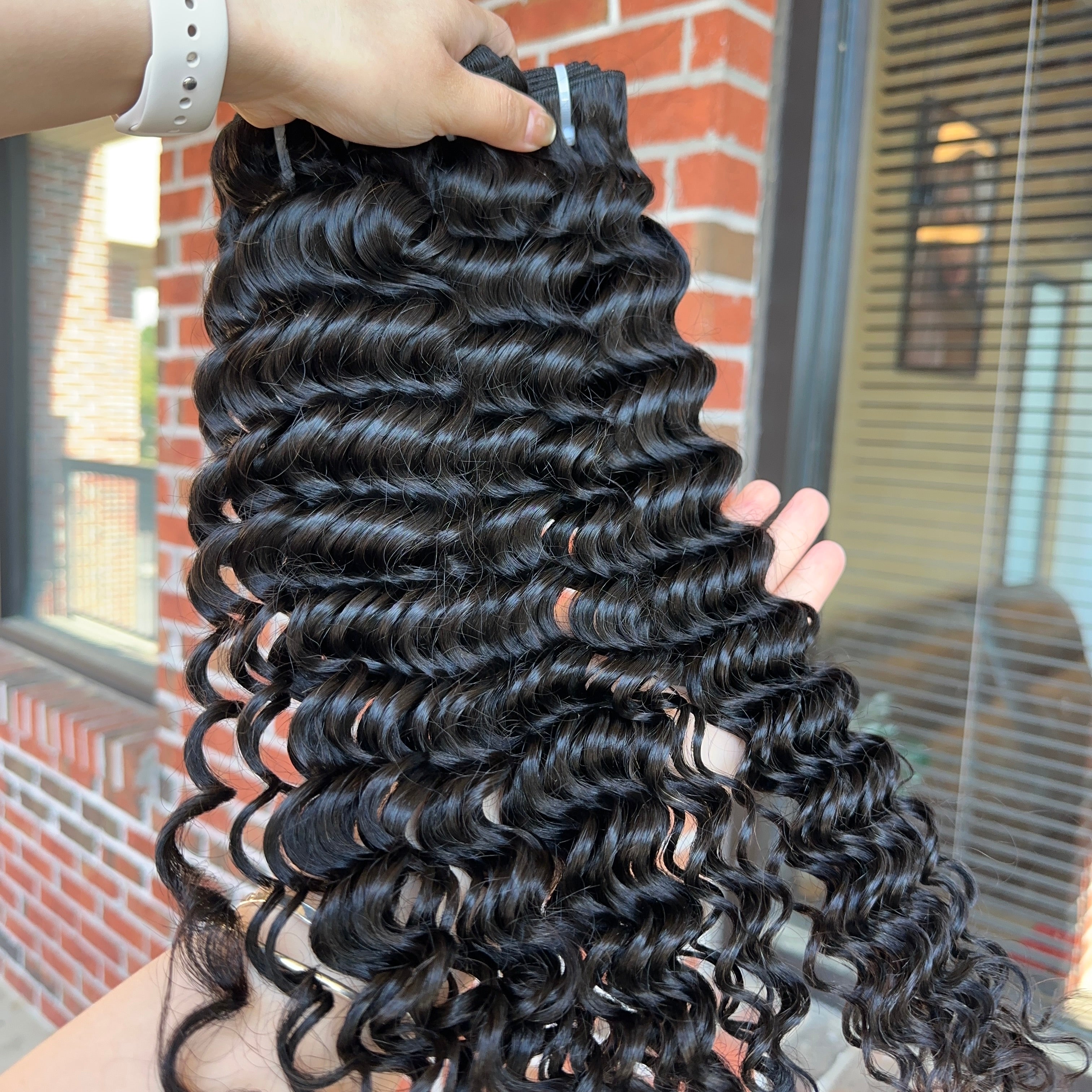 Virgin Indian Hair Bundles Deep Wave