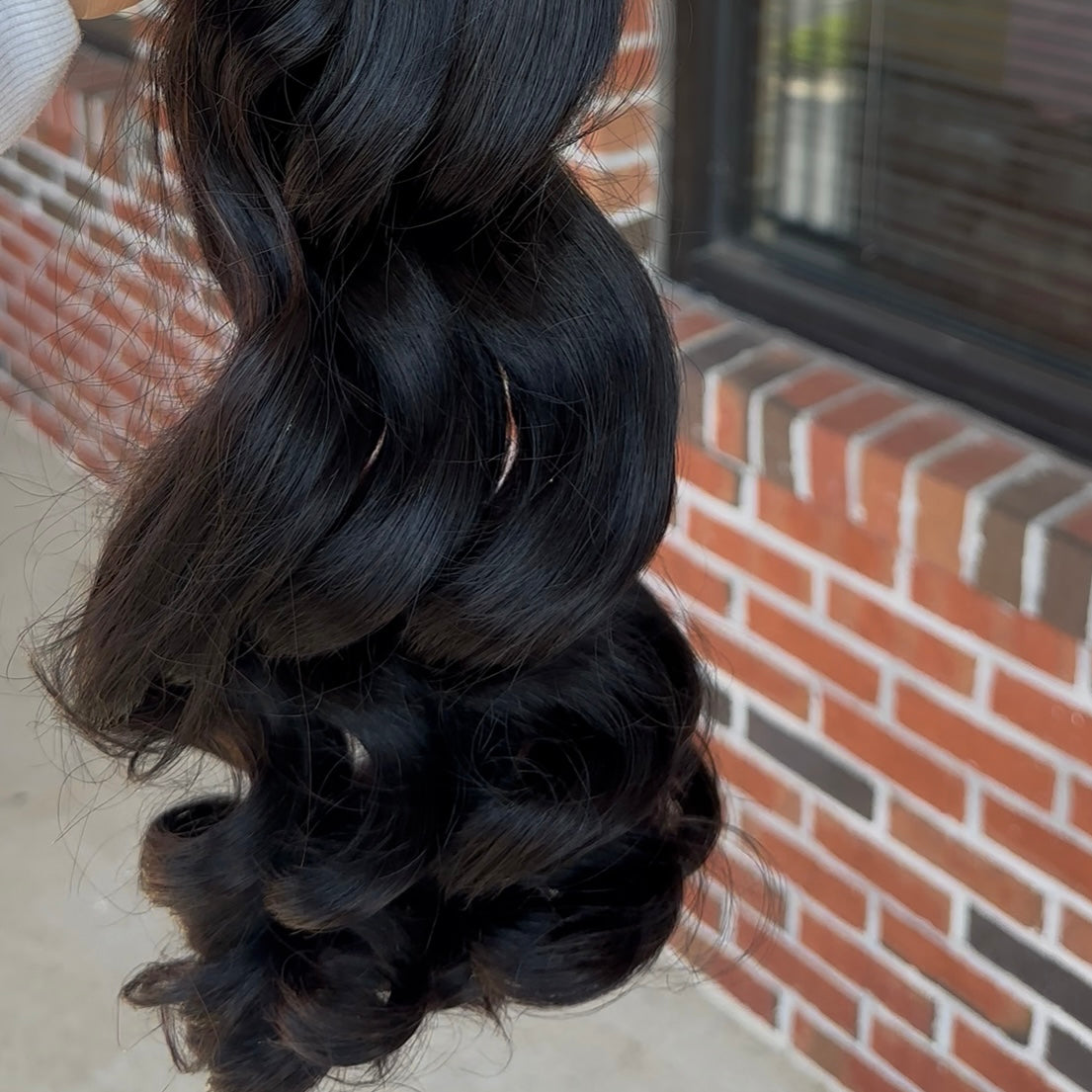 Virgin Brazilian Loose Wave Crochet Hair Extensions