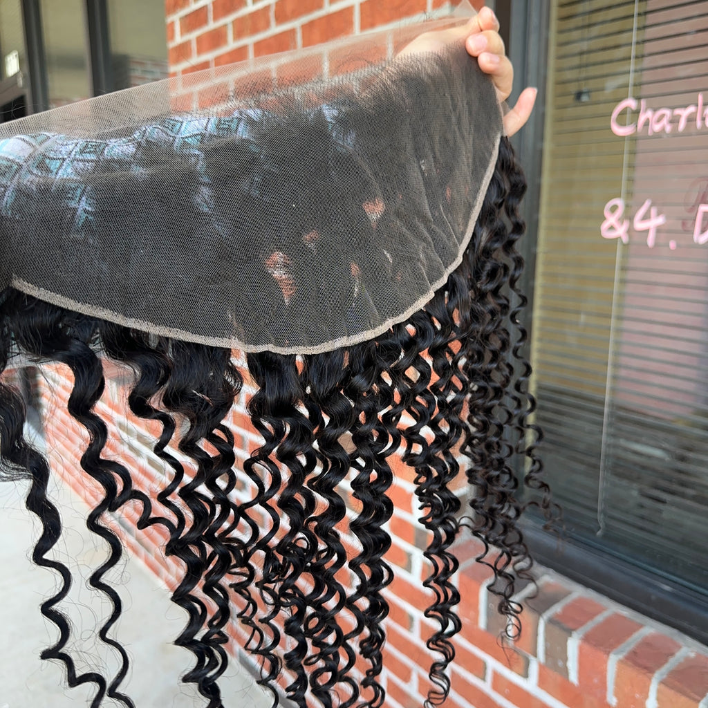 Virgin Deep Wave HD Lace Closure & Frontal