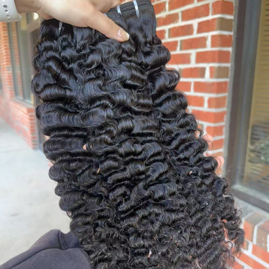 Virgin Indian Hair Bundles Burmese Curly