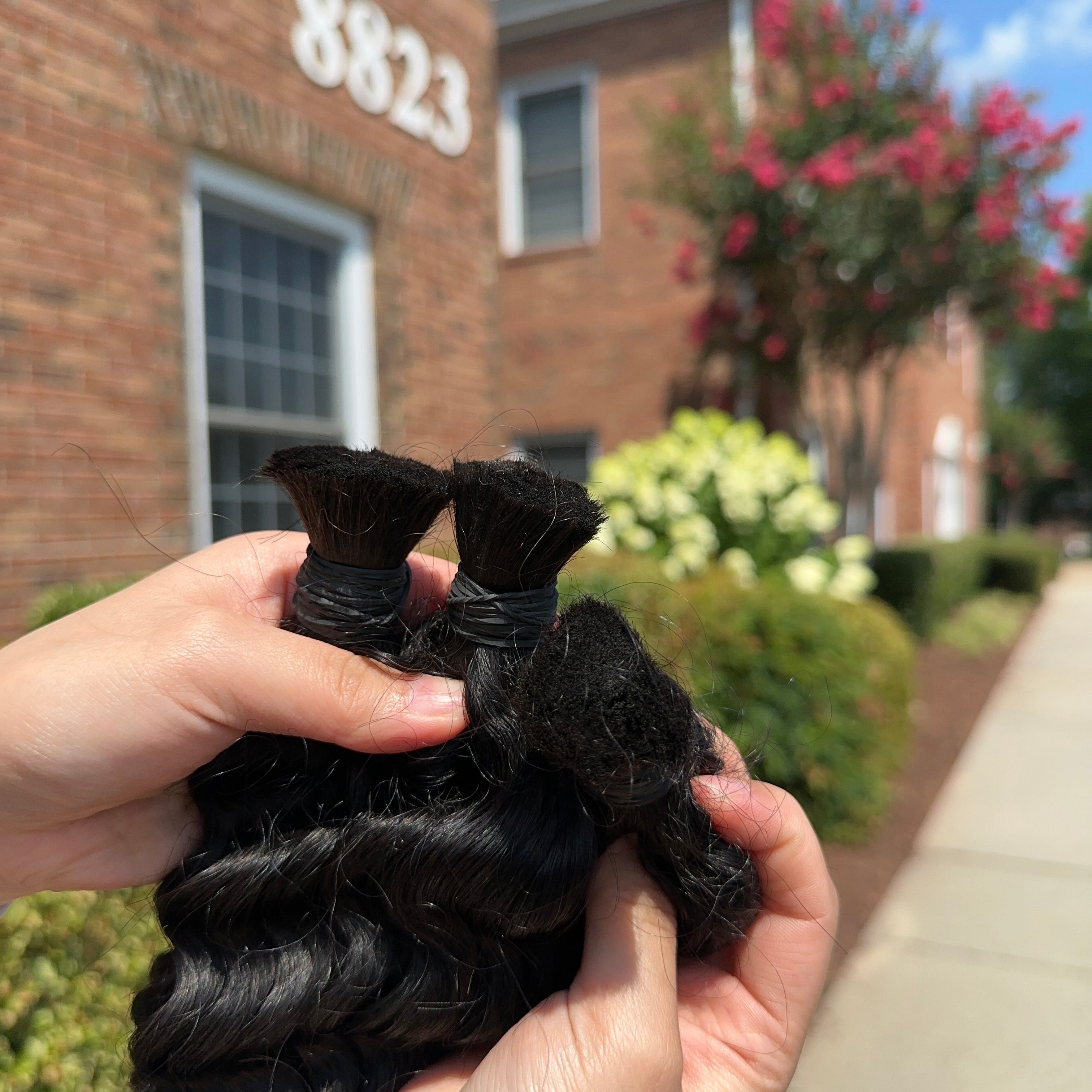 Virgin Indian Deep Wave Boho Braiding Hair