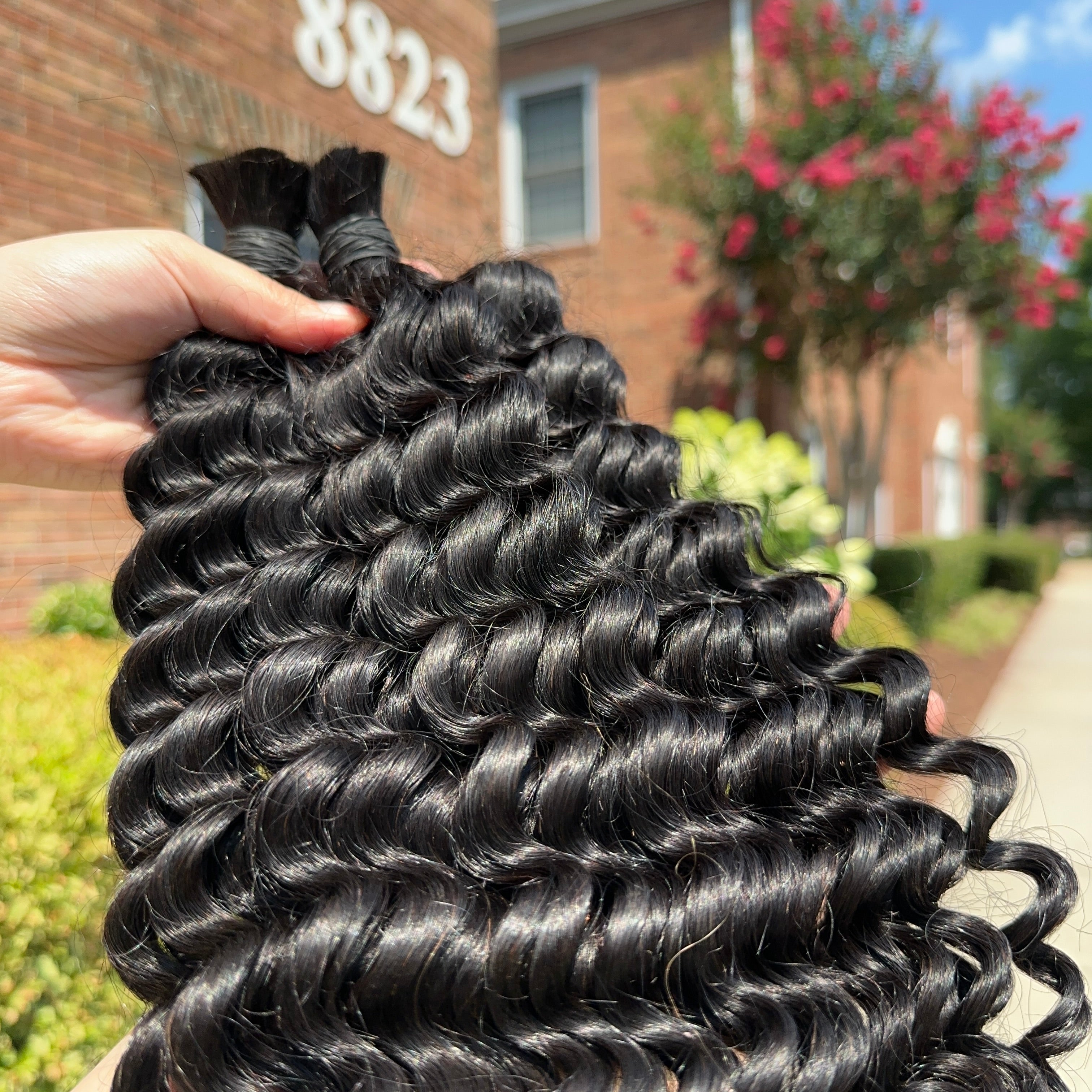 Virgin Indian Deep Wave Boho Braiding Hair