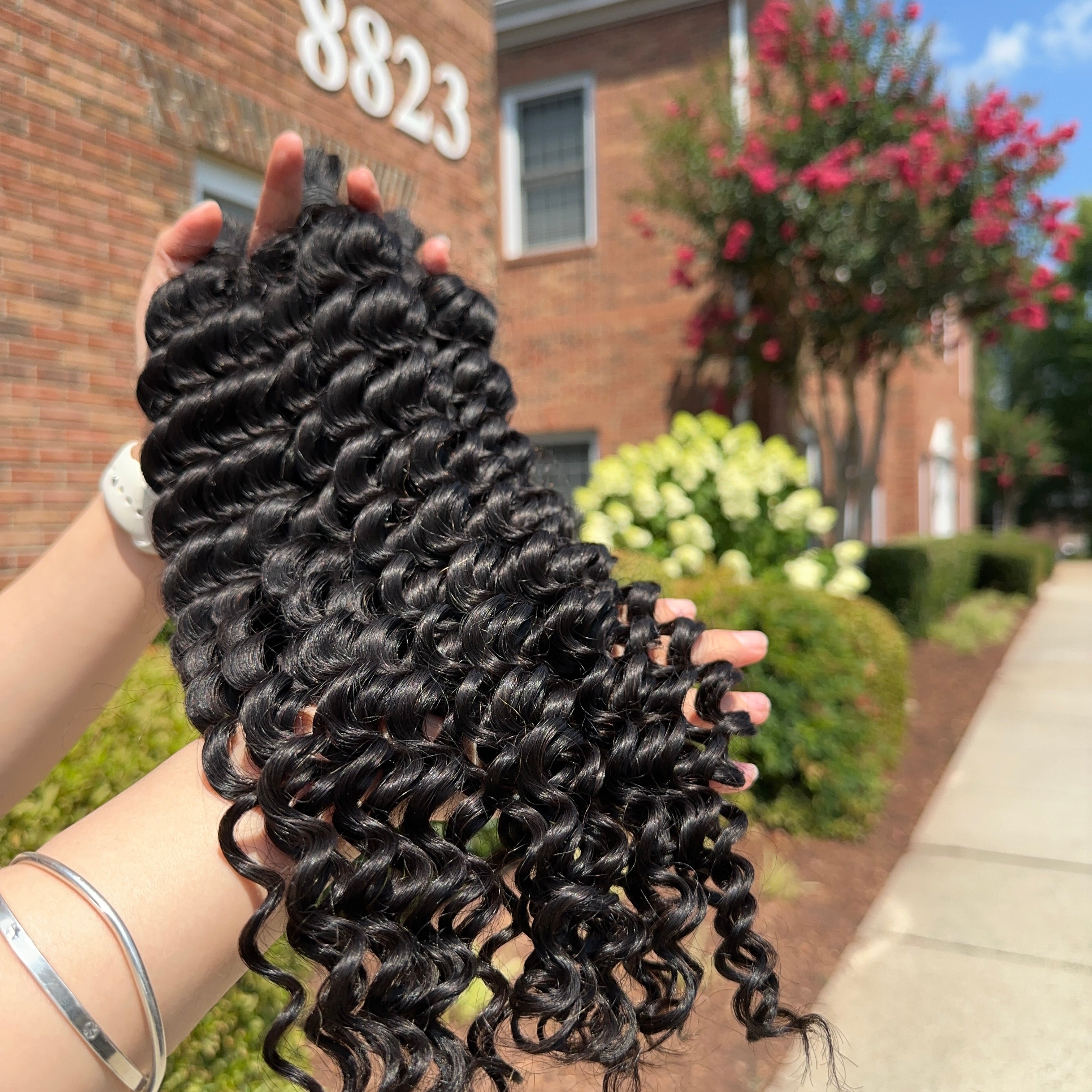 Virgin Indian Deep Wave Boho Braiding Hair
