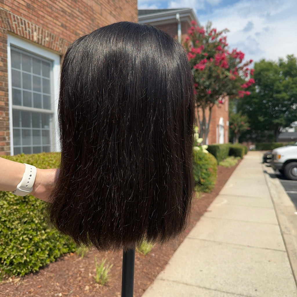 Straight Bob Wig Human Hair 5x5 Closure & 13x4 Frontal Lace Front Short Bob Wig