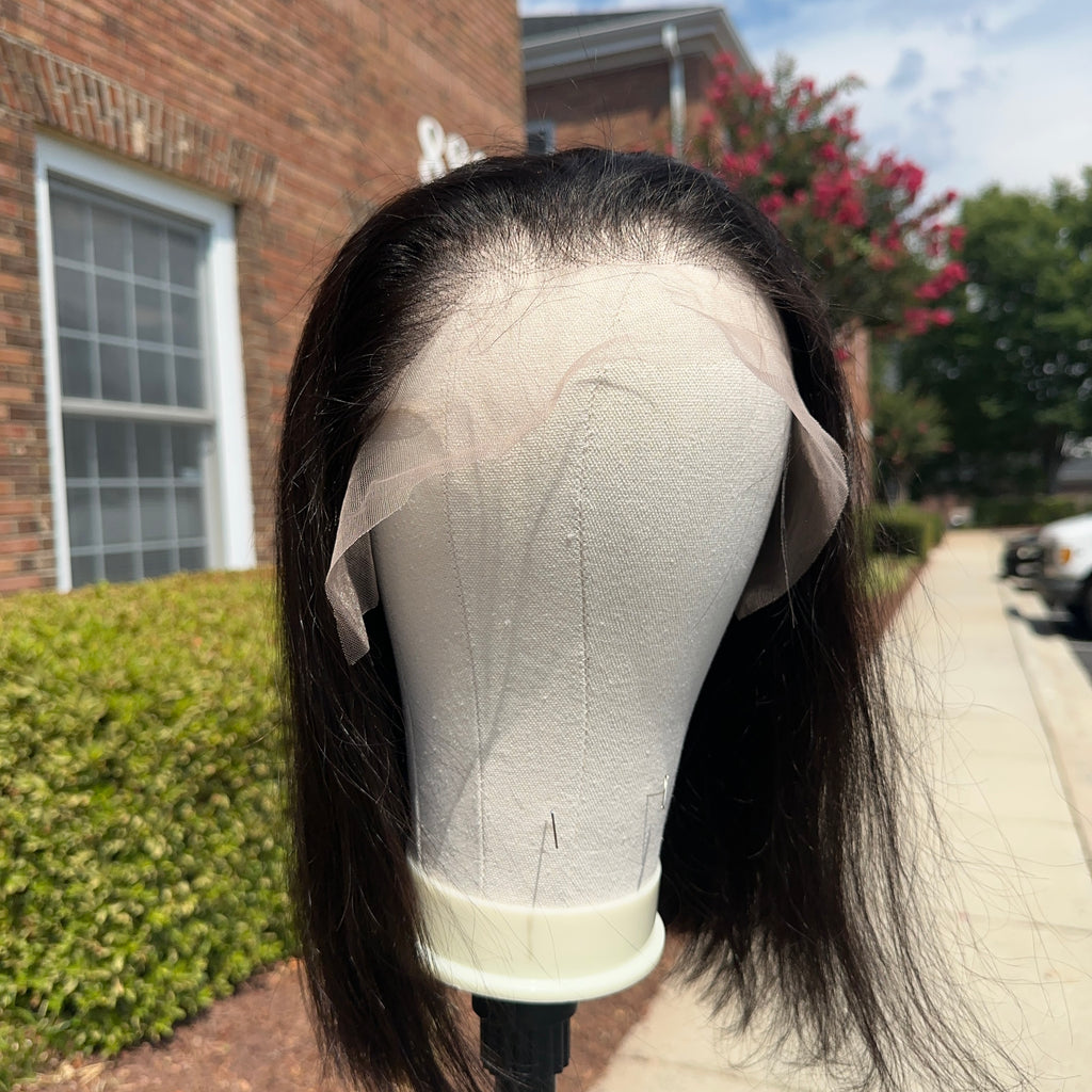 Straight Bob Wig Human Hair 5x5 Closure & 13x4 Frontal Lace Front Short Bob Wig