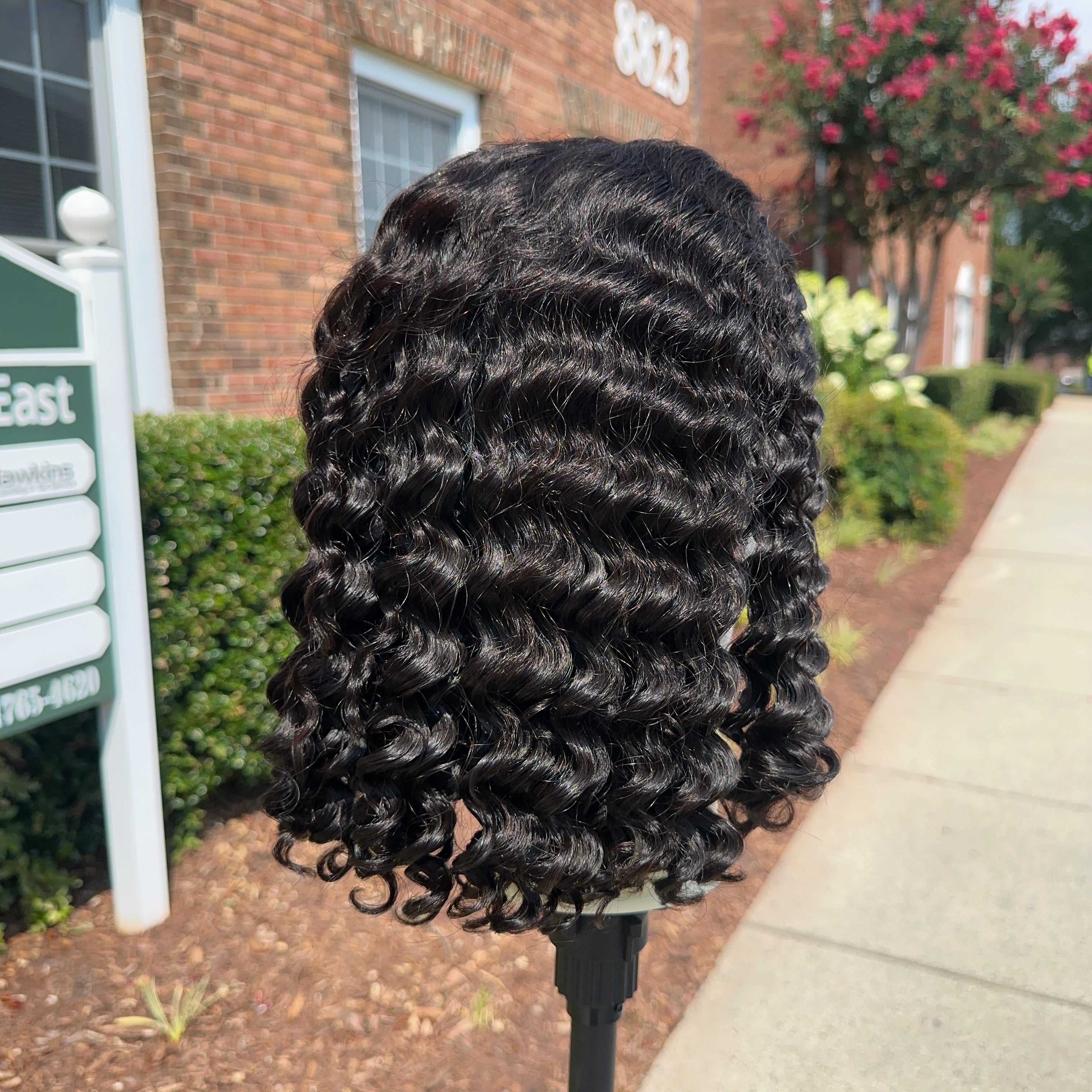 Deep Wave Bob Wig Human Hair 5x5 Closure & 13x4 Frontal Lace Front Short Bob Wig