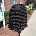 Deep Wave Bob Wig Human Hair 5x5 Closure & 13x4 Frontal Lace Front Short Bob Wig
