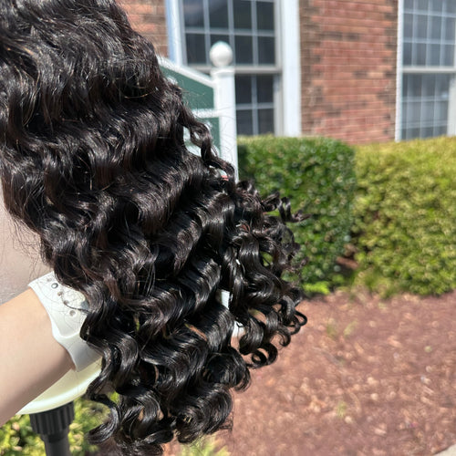 Deep Wave Bob Wig Human Hair 5x5 Closure & 13x4 Frontal Lace Front Short Bob Wig