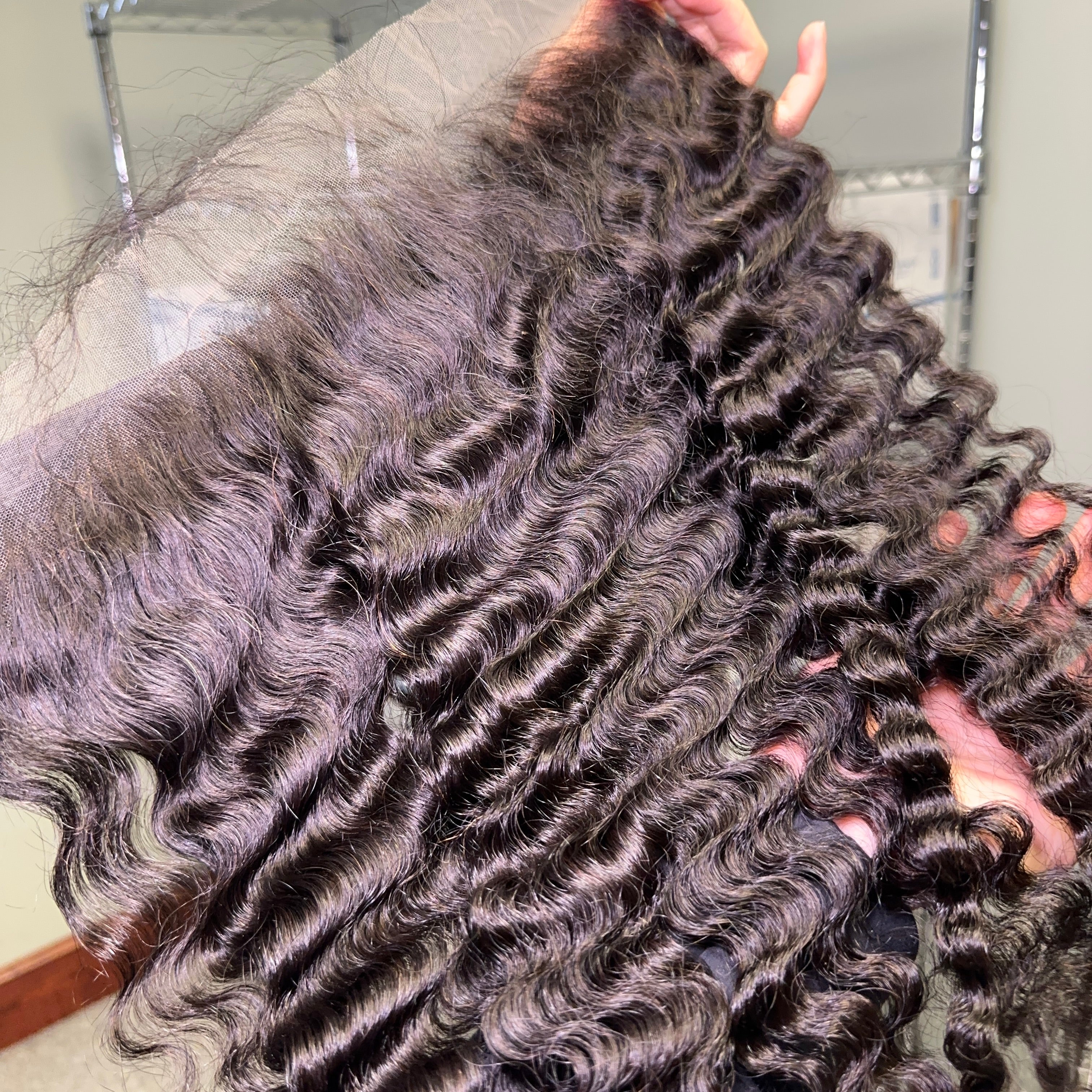 Raw Burmese Curly HD Lace Closure & Ftontal