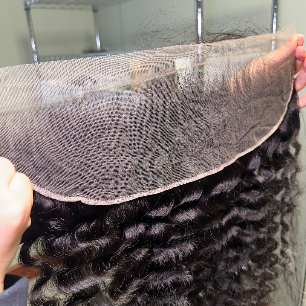 Raw Burmese Curly HD Lace Closure & Ftontal