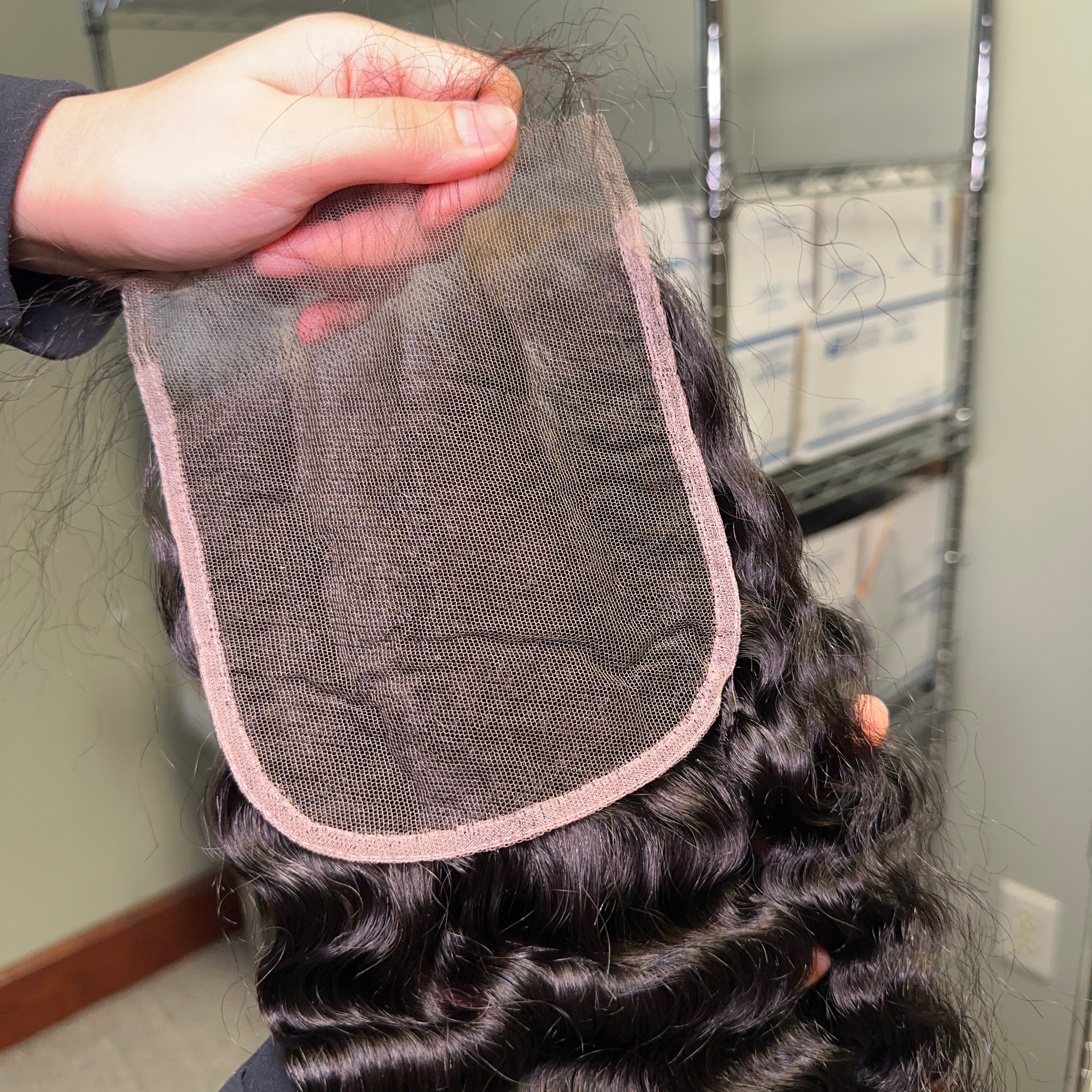 Raw Burmese Curly HD Lace Closure & Ftontal