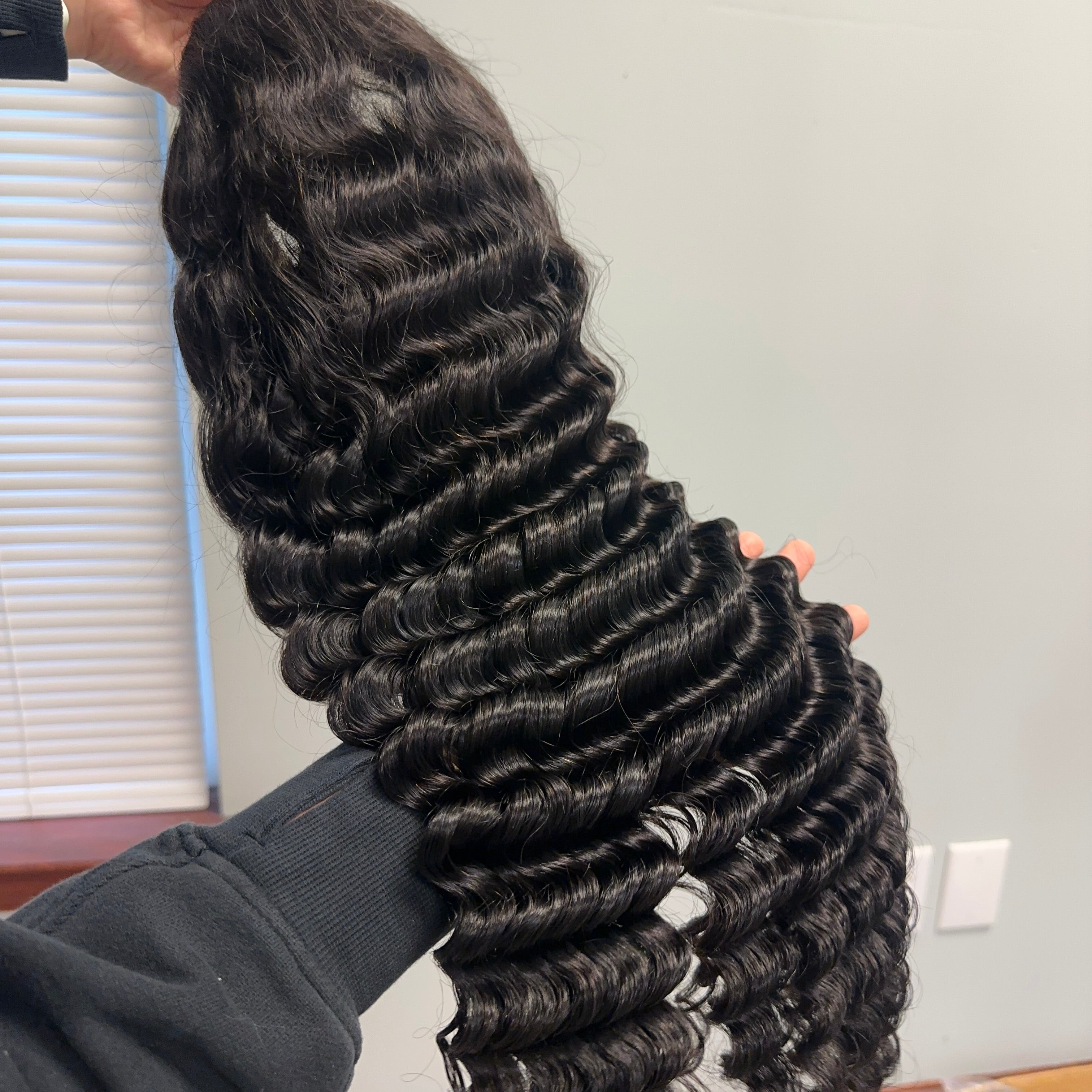 Virgin Deep Wave HD Lace Wig 5x5 Closure, 13x4 & 13x6 Lace Front Human Hair Wig