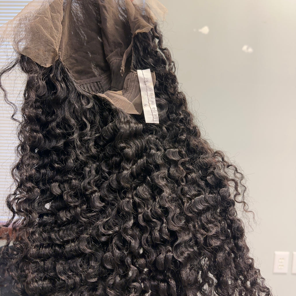 Virgin Burmese Curly HD Lace Wig 5x5 Closure, 13x4 & 13x6 Lace Front Human Hair Wig