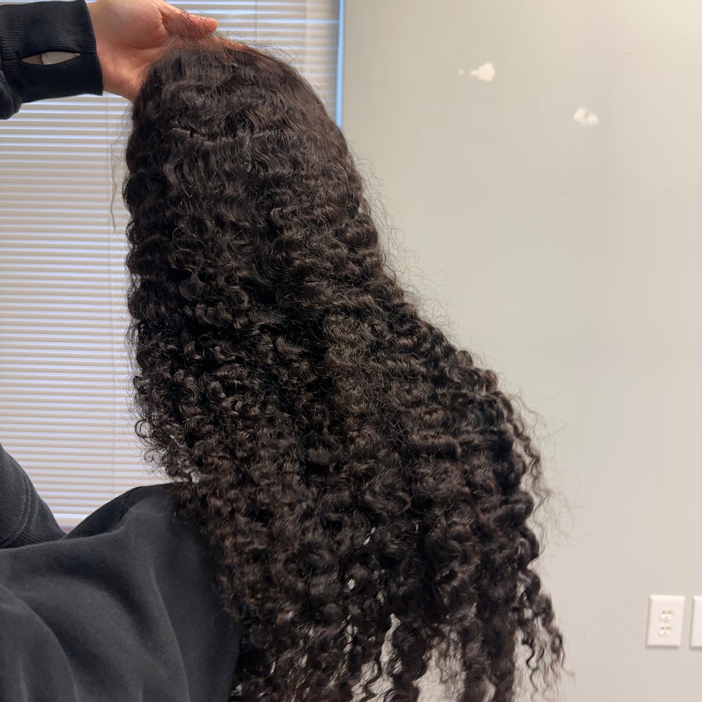 Virgin Burmese Curly HD Lace Wig 5x5 Closure, 13x4 & 13x6 Lace Front Human Hair Wig