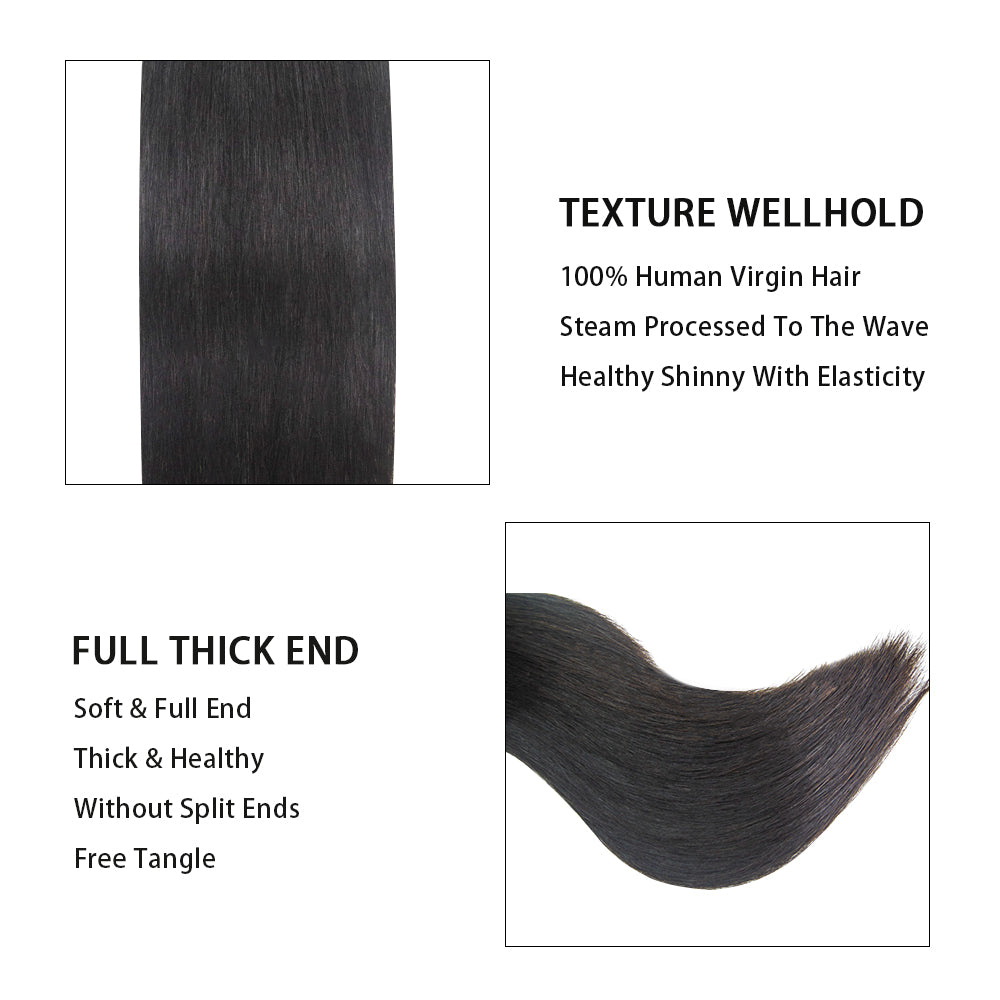 3pcs Bundles Straight Hair Bundles (20 22 24inch) Virgin Human Hair