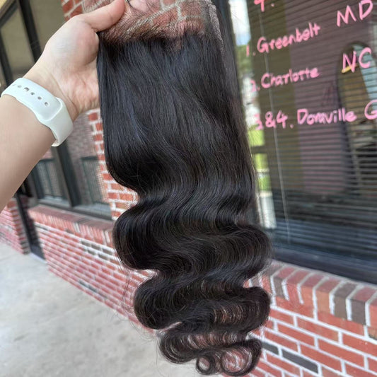 5x5 HD  Body Wave Human Hair Lace Closure