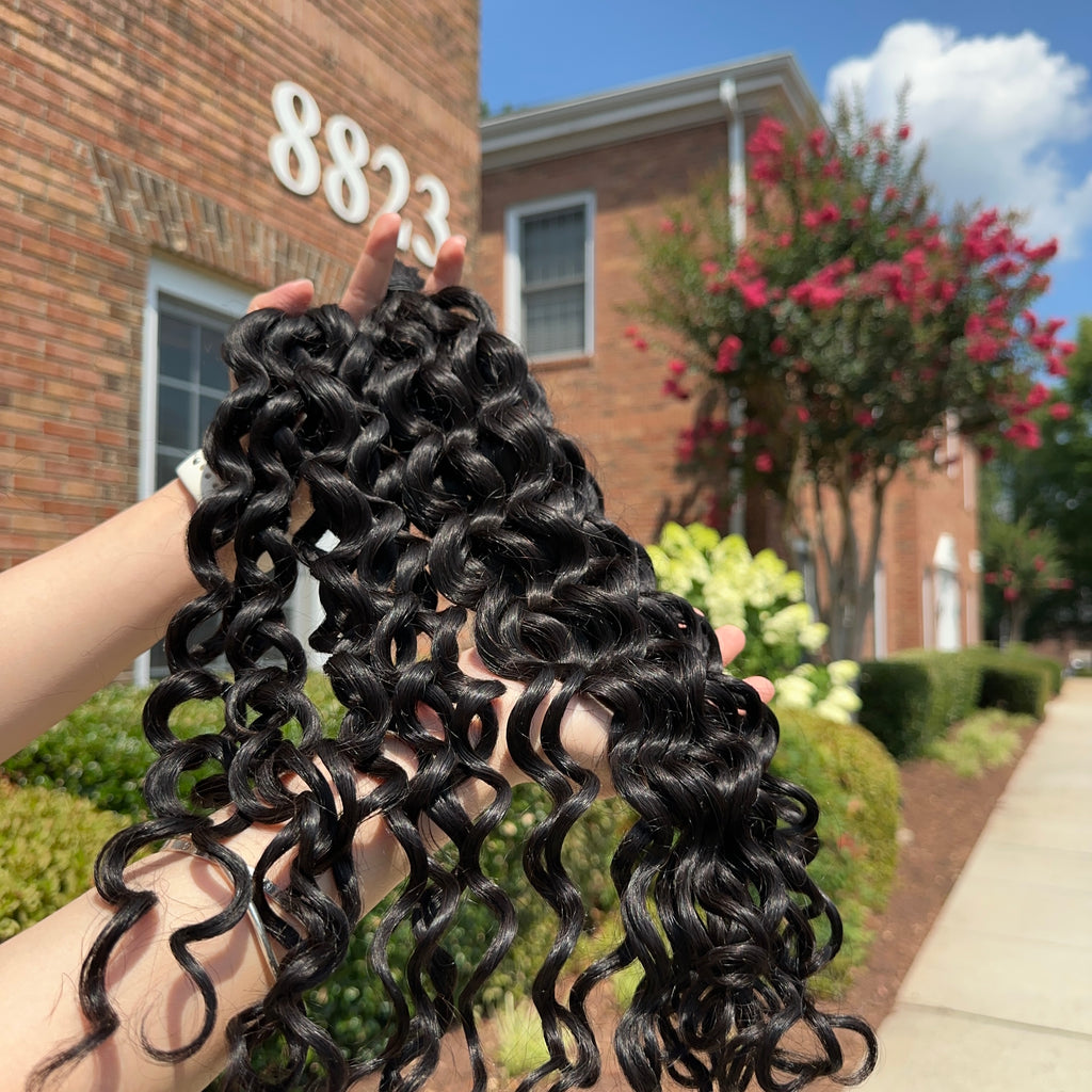 Virgin Indian Water Wave Boho Braiding Hair