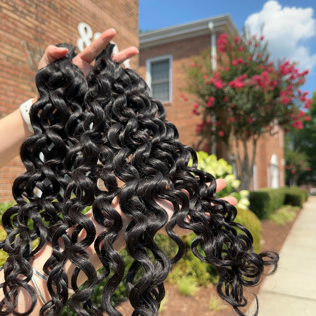 Virgin Indian Water Wave Boho Braiding Hair