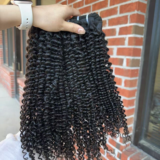 Virgin Indian Hair Bundles Kinky Curly