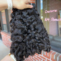 Virgin Indian Curly Human Hair Bundles（Flat band) NEW