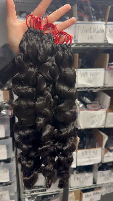Raw Vietnamese Curly Crochet