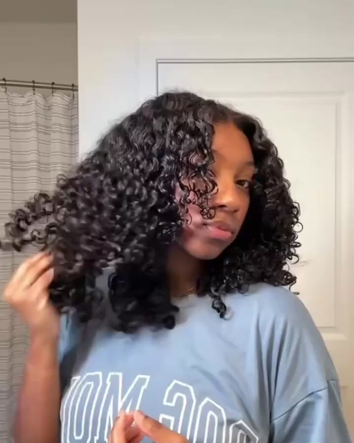 Burmese Curly 5x5 HD Lace Bob Human Hair Wig