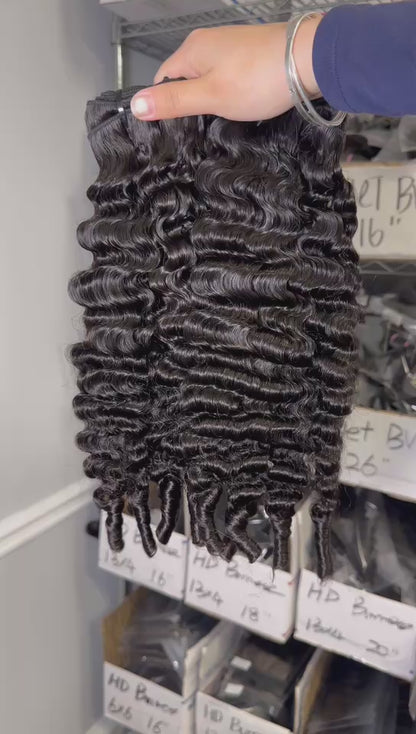 Raw Vietnamese Burmes curly bundles