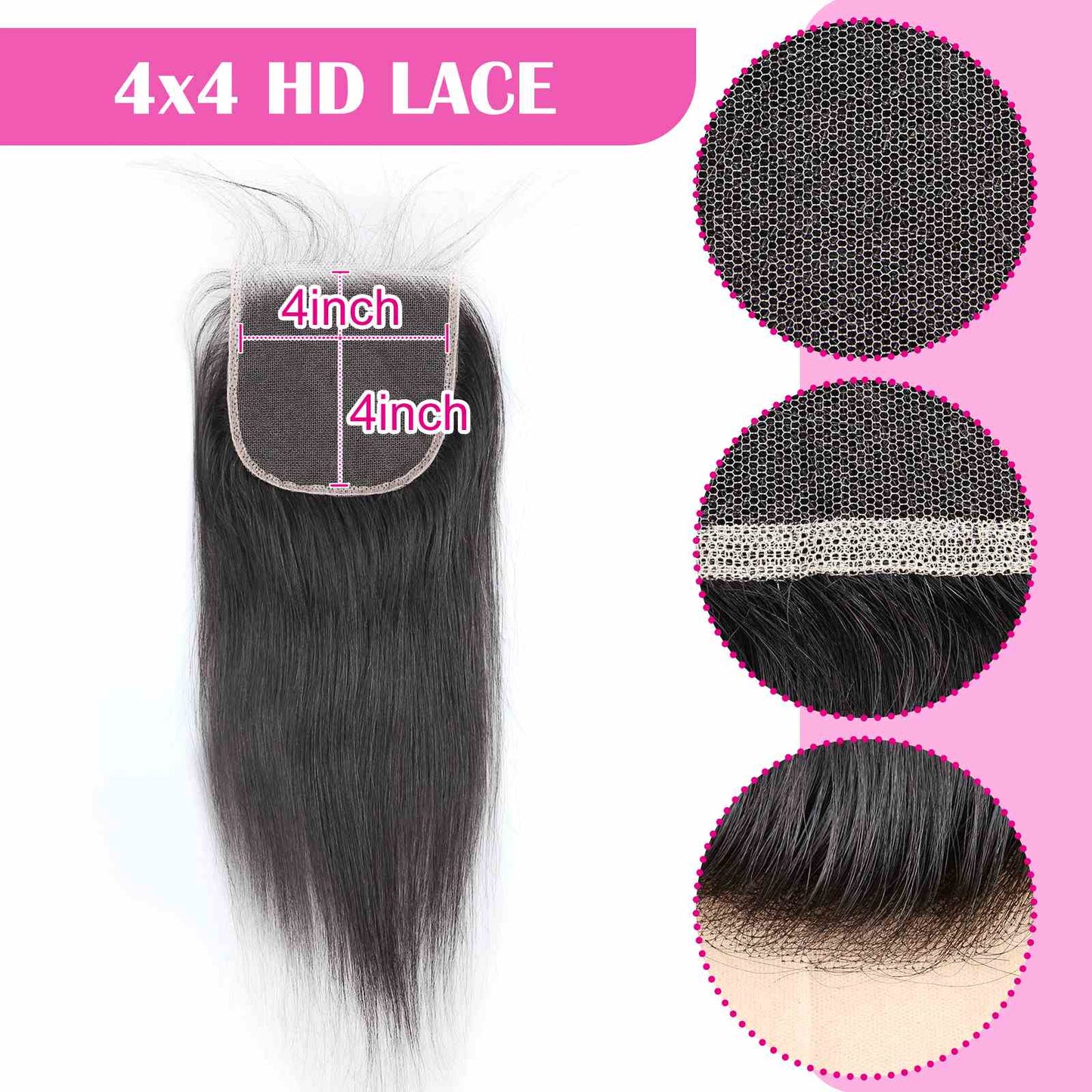 hd lace closure 4x4