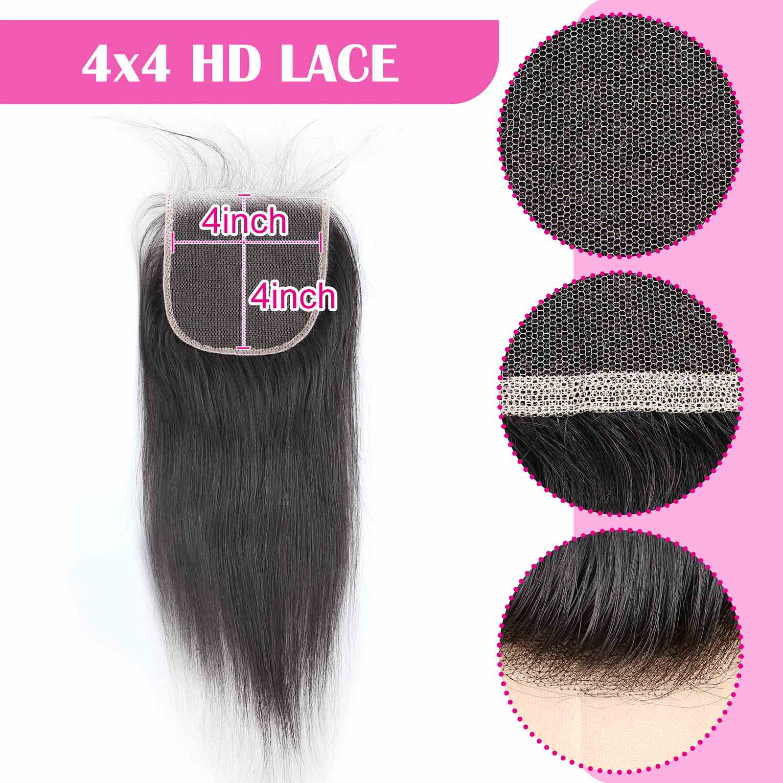 hd lace closure 4x4