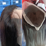 straight 360 lace wig real picture