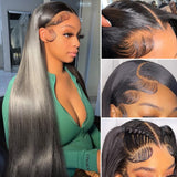 straight wig baby hair