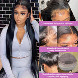 40 inch human hair wig details
