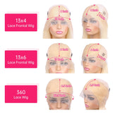 blonde 360 wig frontal size details